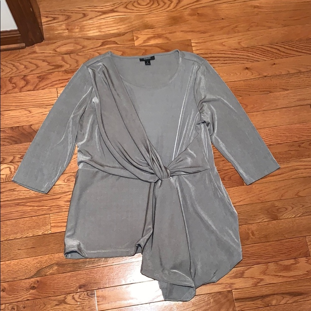 Alfani 3/4 sleeve twist top